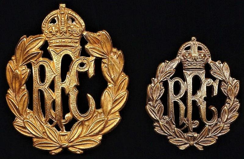 Royal Flying Corps: Lot of 2 x Royal Fling Corps badges 1914-1918