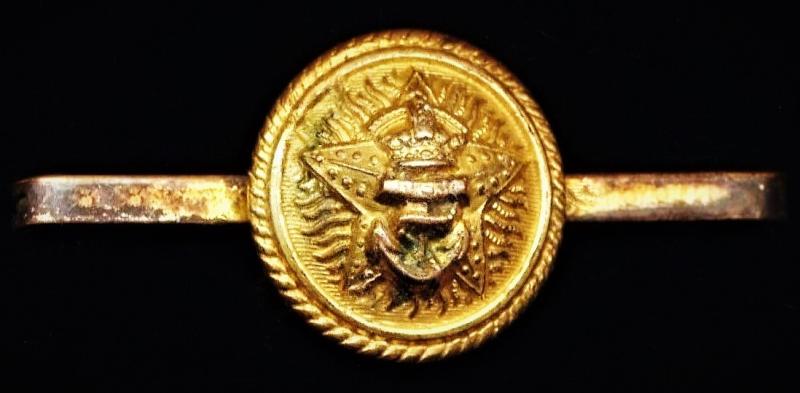 Royal Indian Marine (R.I.M.) /  Royal Indian Navy (R.I.N.). 'Sweetheart' brooch. Gilding metal. Circa 1914-1945
