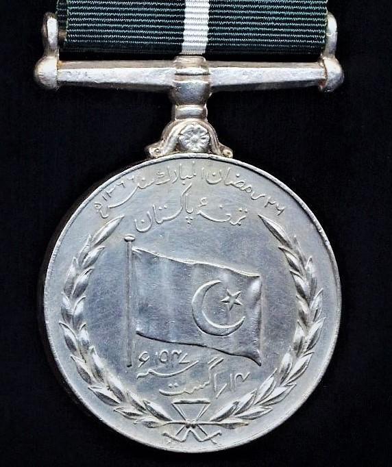 Pakistan (Dominion): Independence Medal 1947 (90220 Spr Abdul Aziz R.P.E.)