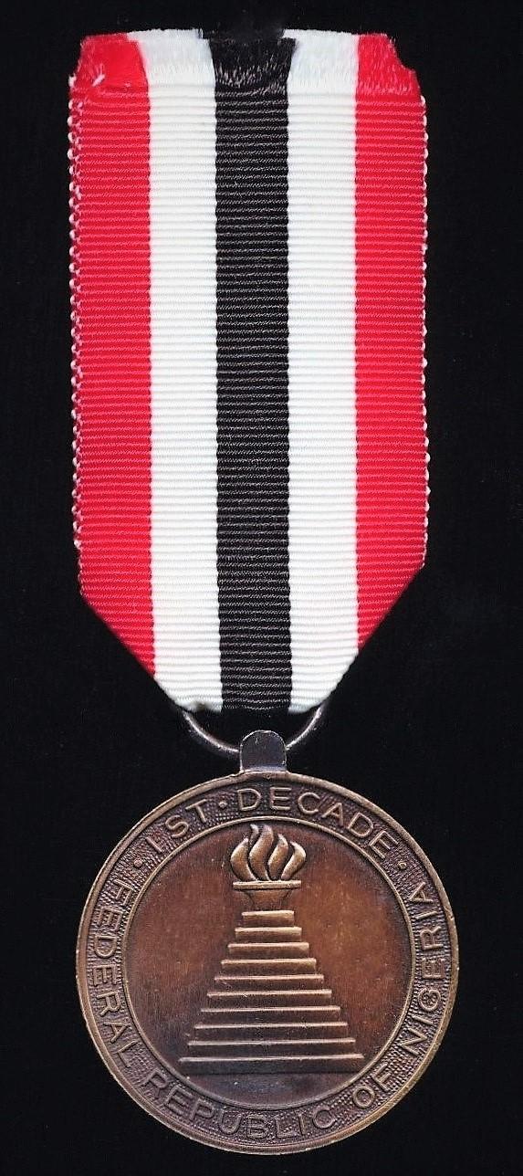 Nigeria: 10th Anniversary of Republic Medal 1963-1973