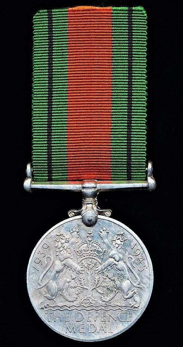 The Defence Medal (3686 L/Dfdr. Chanan Singh, Scinde Horse.)