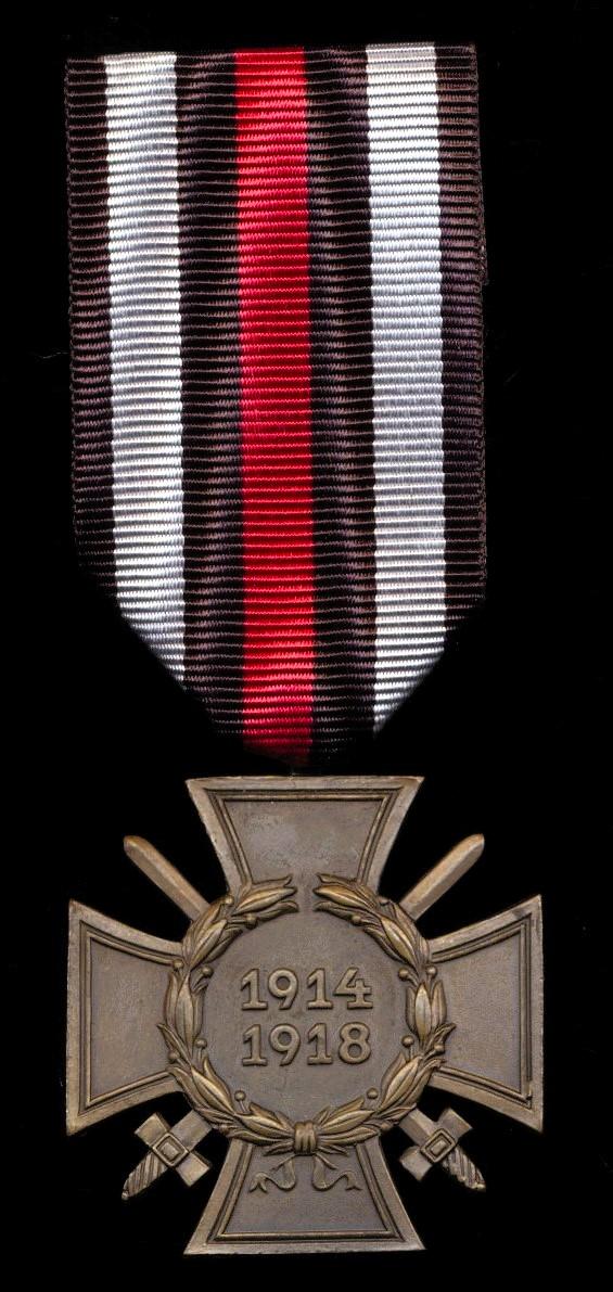 Germany (Imperial): Honour Cross 1914-1918. With 'Swords' for combatants