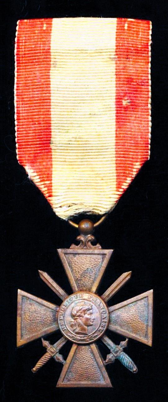 France: War Cross for Exterior Theatres of Operation (Croix de Guerre des Theatres d' Operations Exterieurs (T.O.E.)