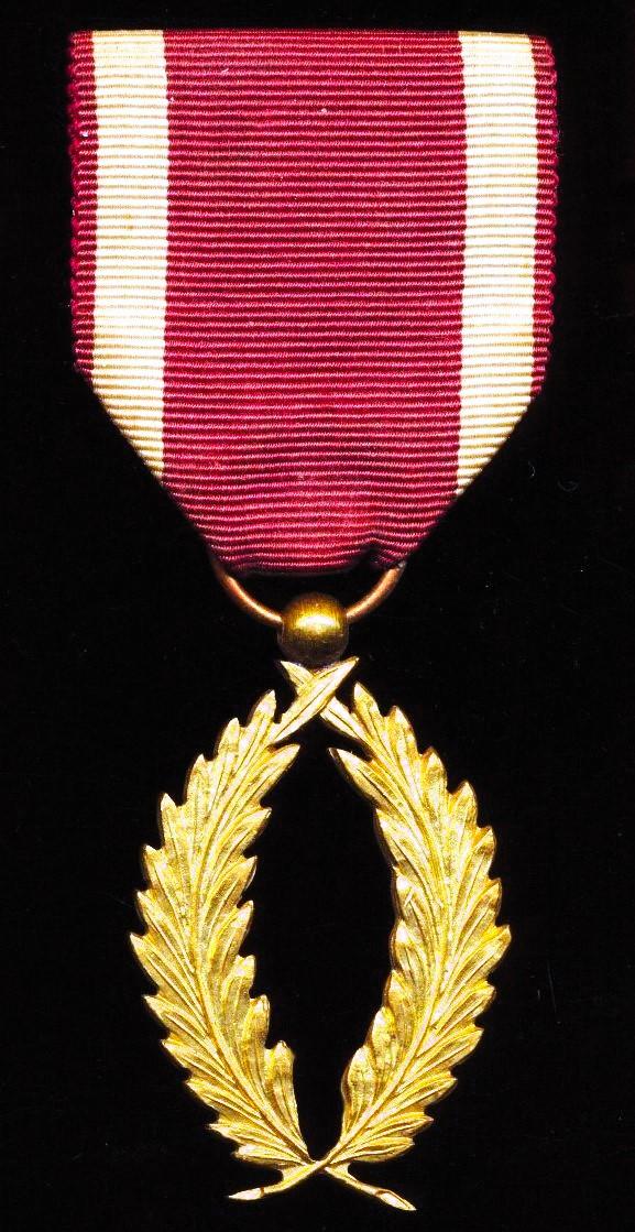 Belgium: Golden Palms of the Order of the Crown (Palmes d'Or de l'Ordre de la Couronne / Gouden Palmen der Kroonorde)