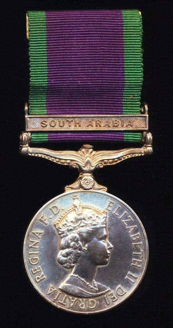 Aberdeen Medals | General Service Medal 1962. With clasp 'South Arabia ...