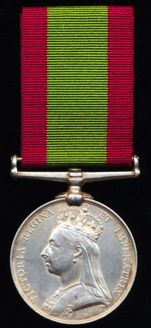 Afghanistan Medal 1878-80. No clasp (1382, Pte. G. Thompson. 78th Foot