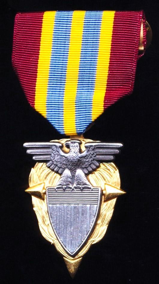 United States: Defense Logistics Agency (DLA) 'Meritorious Civilian Service Award'. Gilt and white metal