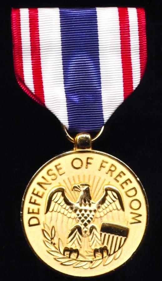 United States: Secretary of Defense Medal for the Defense of Freedom (Instituted 2001)