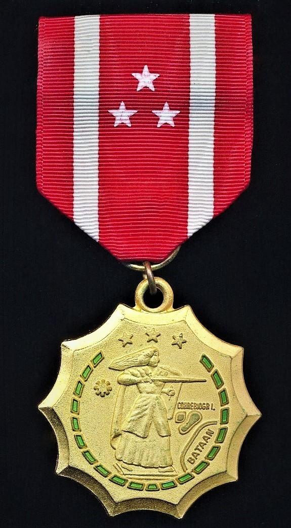 Philippines (Commonwealth 1935-1946): Defense Medal 1941-1942. A United States strike