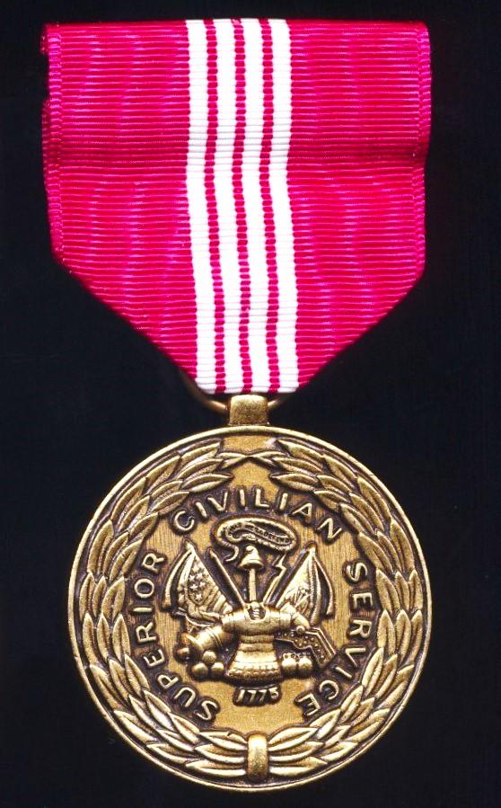 United States: Department of the Army Superior Civilian Service Medal. 1st Type (1959-2014)