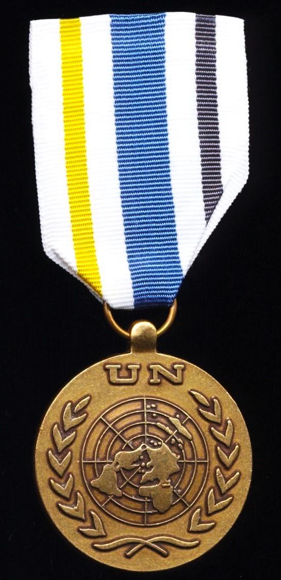 United Nations: Service Medal with UNPSG ribbon for United Nations Police Support Group (Croatia 1998-1999)