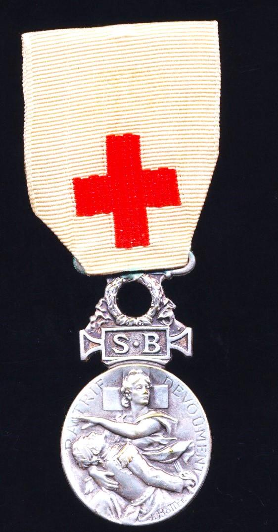France: Society for the Relief of the Wounded Military War Service Medal (Medaille Des Society de Secours aux Blesses Militaires)