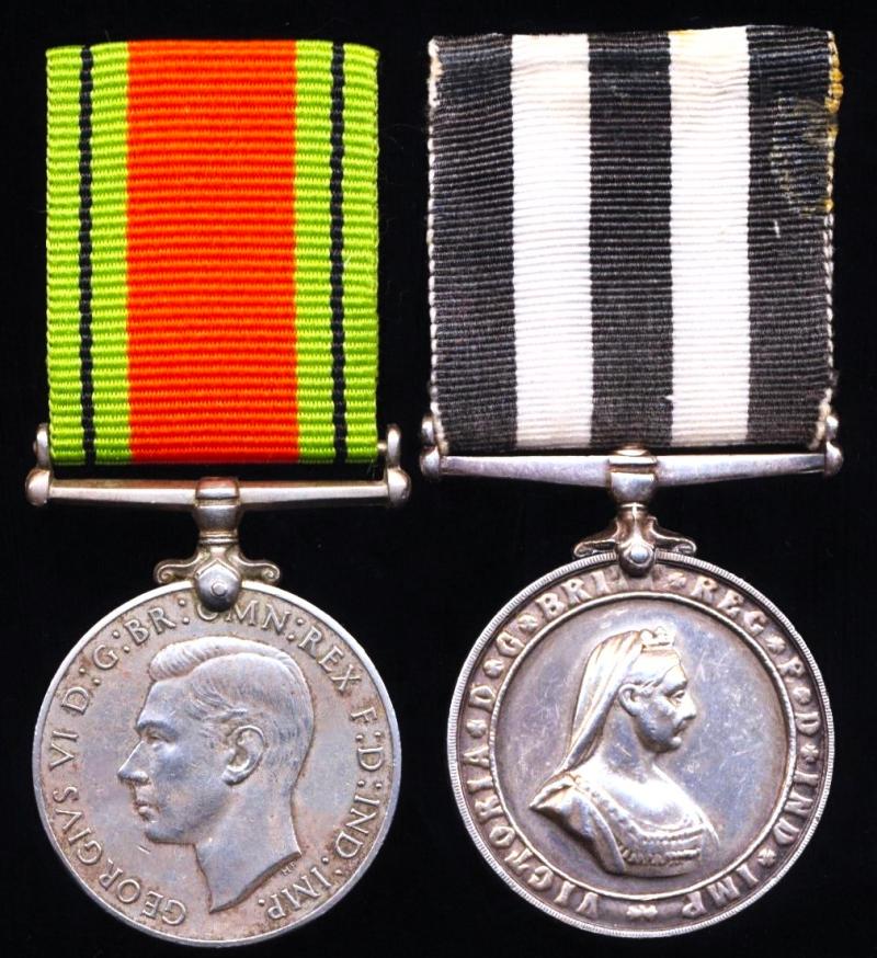 A Second World War 'Home Front' and Volunteer Ambulance service medal pair: Cadet Officer Arthur Ernest Duckett, Windsor Ambulance Cadet Division, late No. 2 District St. John Ambulance Brigade