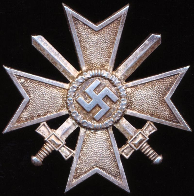 Germany (Third Reich): War Merit Cross (Kriegsverdienstkreuz). First Class. With swords. With maker marks