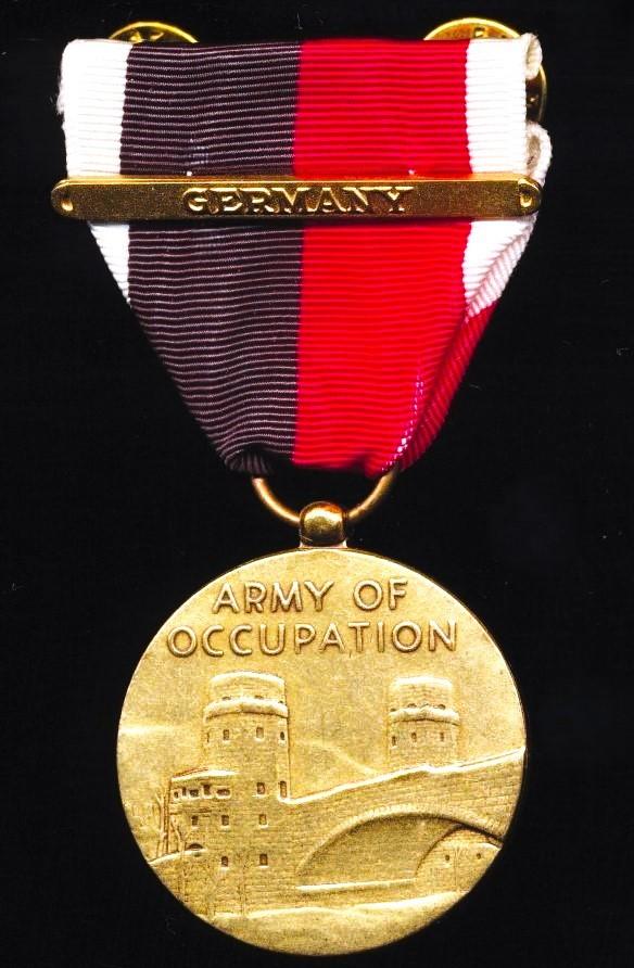 United States: Army Occupation Service Medal. With clasp 'Germany'