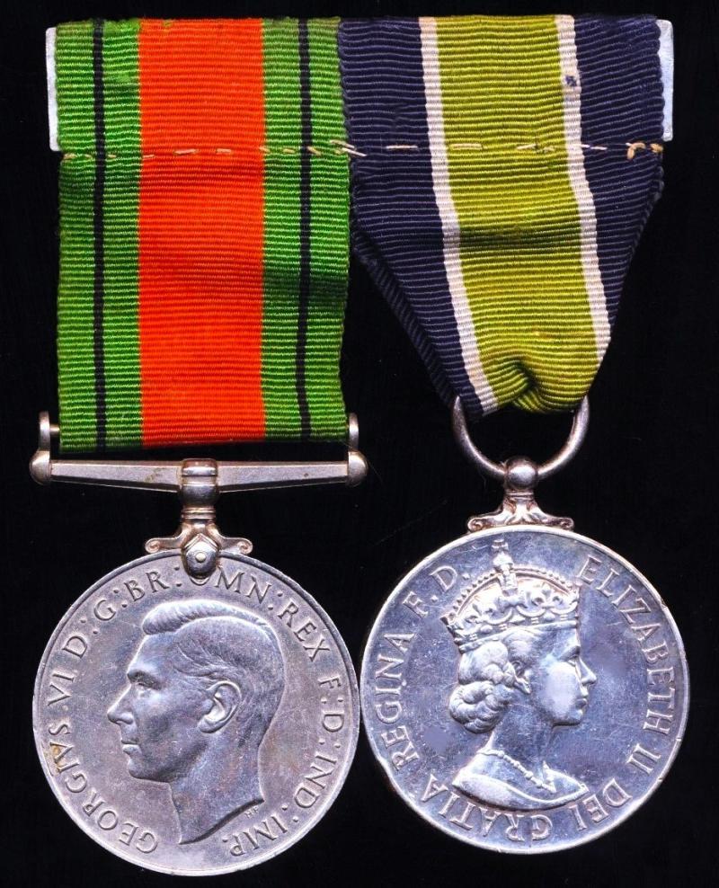 A rare to Crown Colony, Second World War and Colonial Police Long Service Medal pair: Police Constable Arthur Green, Seychelles