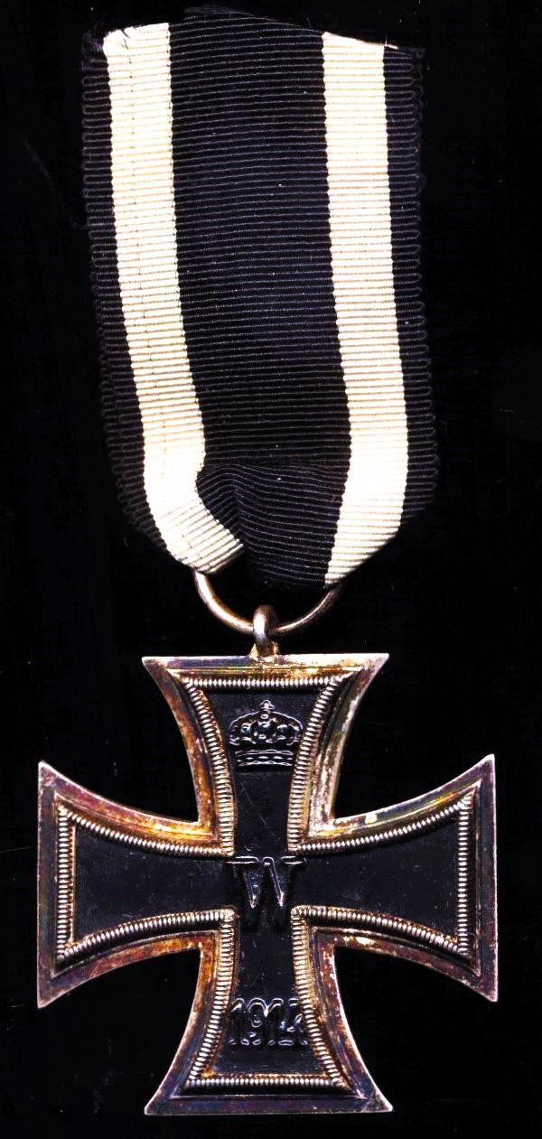 Germany (Imperial): Iron Cross 1914. Second Class (EK2) breast badge. With makers mark