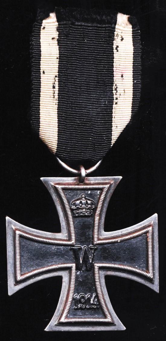 Germany (Imperial): Iron Cross 1914. Second Class (EK2) breast badge. With makers mark