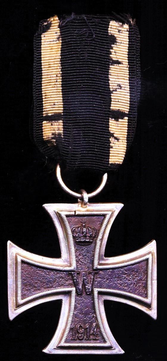 Germany (Imperial): Iron Cross 1914. Second Class (EK2) breast badge. With makers mark