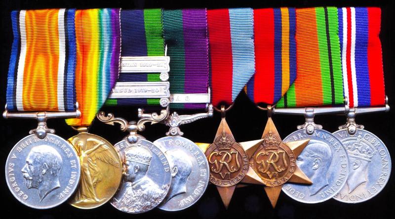 A most enigmatic 'Convicted for Shoplifting' Officer's Multiple campaign medal group of 8: Major Hugh Stanislaus Crowley, Royal Engineers, late Indian Army Reserve of Officers attached Bengal Sappers and Miners