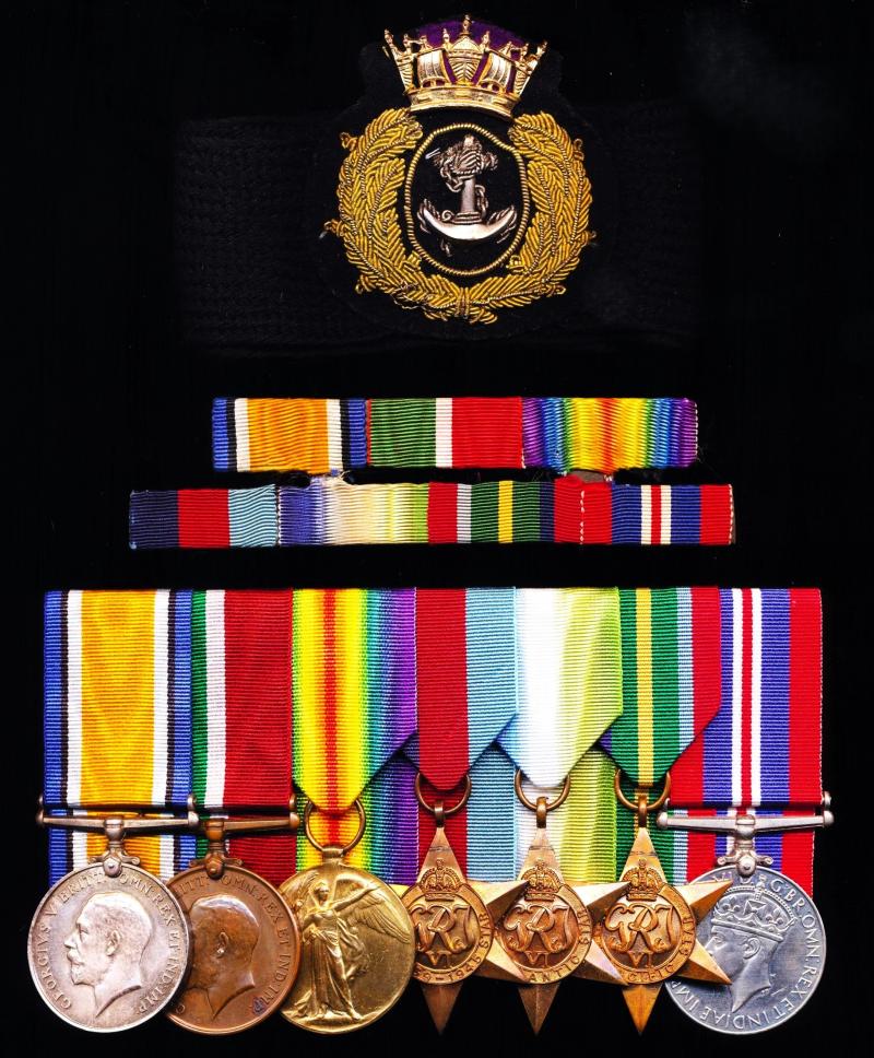 A Merchant Seaman's World Wars Multi-Campaign medal group of 7: Steward Sidney Jones Merchant Navy late Mercantile Fleet Auxiliary