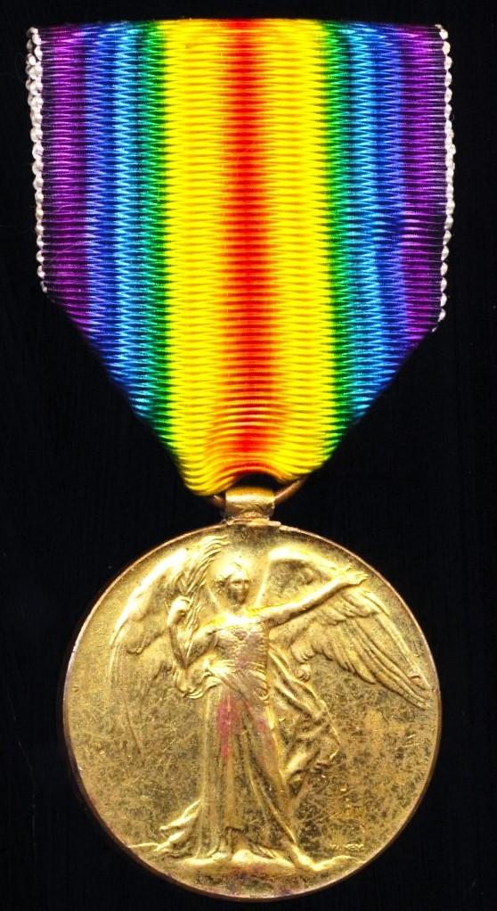 Interallied Victory Medal (36289. Pte. E. Hancer. S. Staff. R.)
