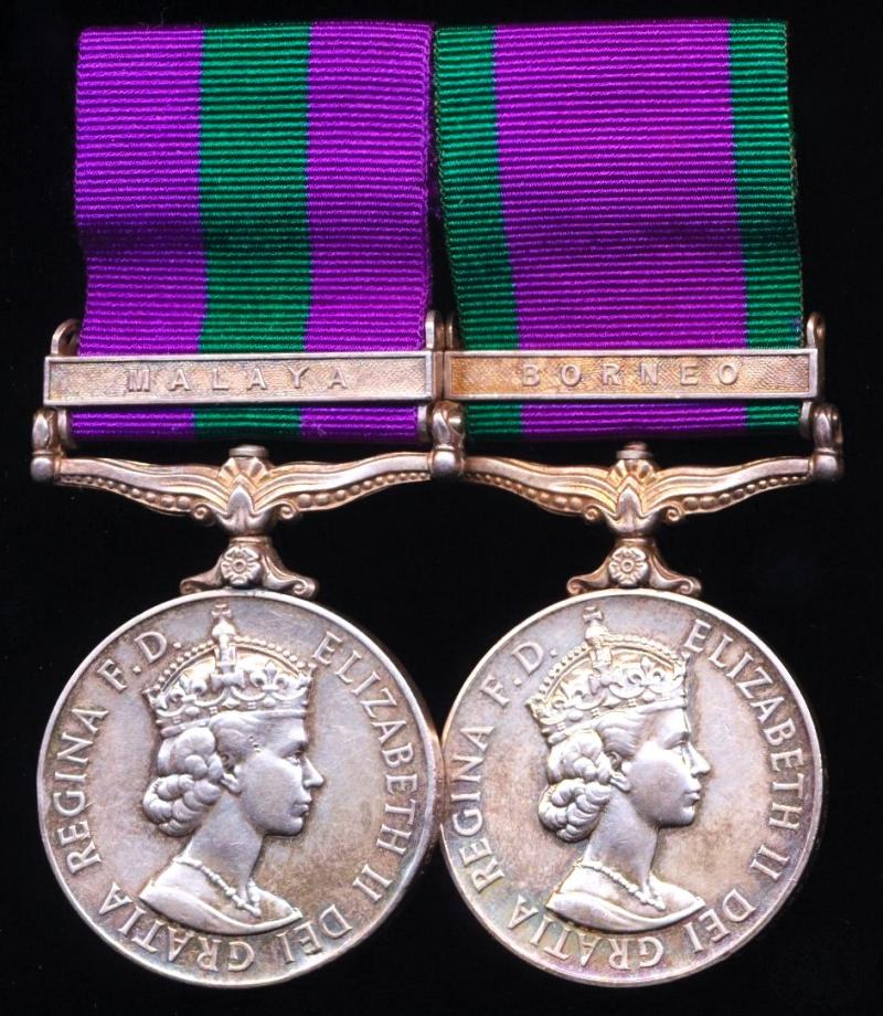 A Gurkha Military Policeman's Malaya and Confrontation campaign medal pair: Lance-Corporal Lalitbahadur Limbu, Gurkha Military Police late 10th (Princess Mary's Own) Gurkha Rifles