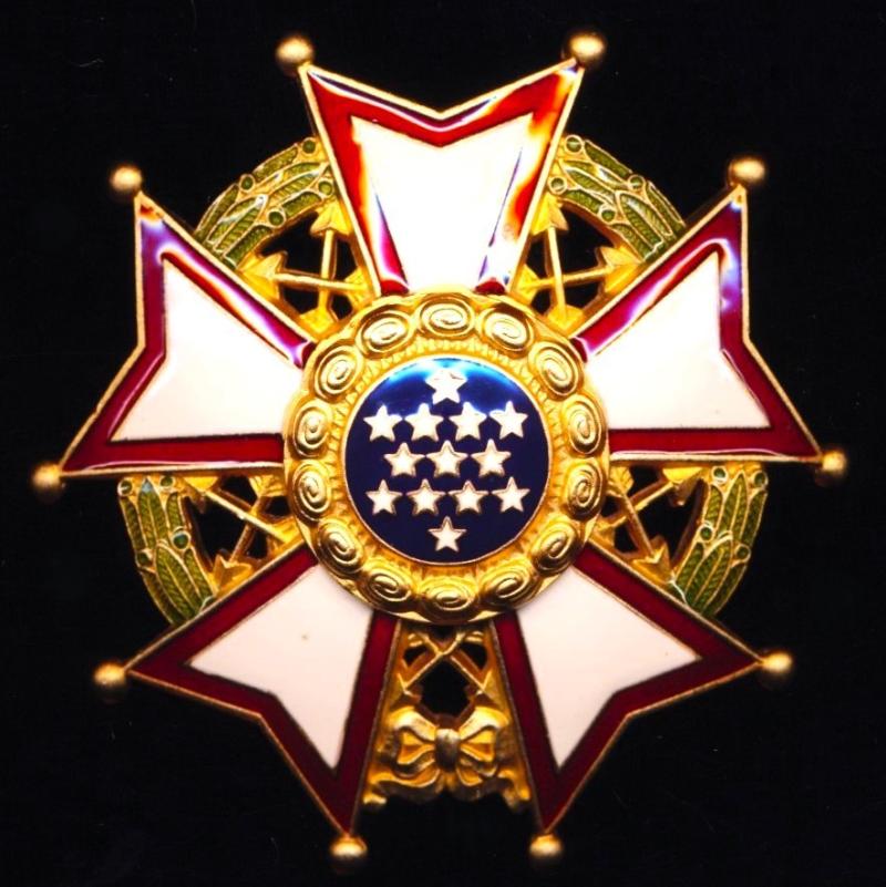 United States of America: Legion of Merit. Grand Commander (or 1st grade) Breast Star. Gilt & enamel