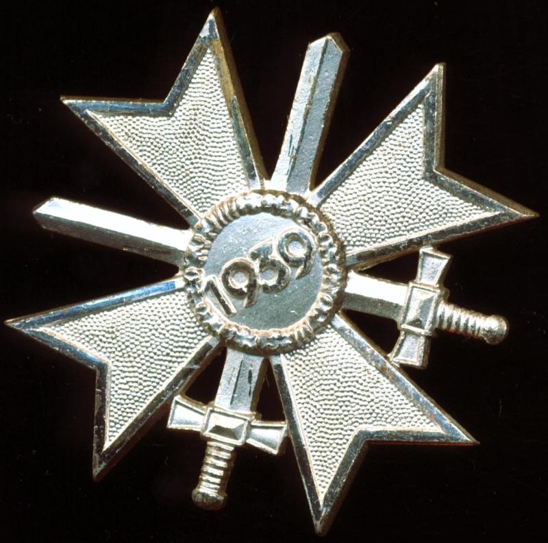 Germany (Federal Republic): War Merit Cross (Kriegsverdienstkreuz) 1939. First Class. With swords. De-Nazified 1957 'Bundswehr' version