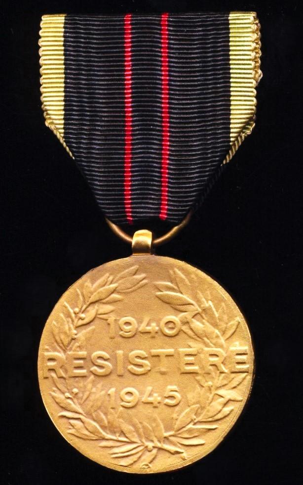 Belgium: Medal of the Resistance 1940-1945 (Medaille de la Resistance / De Gewapende Weerstandsmedaille)