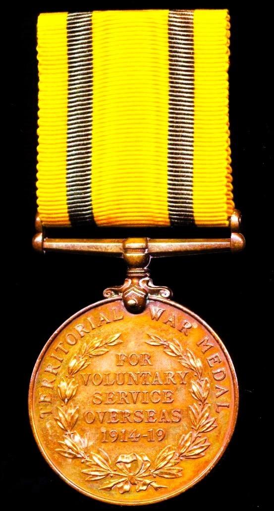 Territorial Force War Medal 1914-1918 (28455 Pte. W. Tripp. E. York. R.)