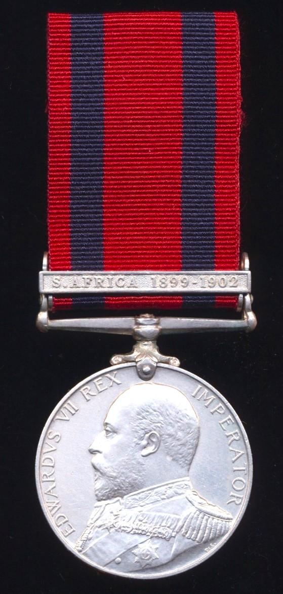 Transport Medal 1899-1902. With clasp 'South Africa 1899-1902' (I. J. Hayes.)