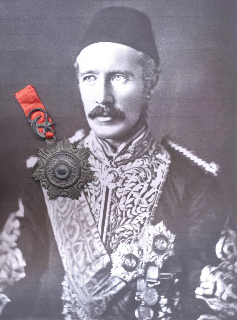 General Gordon’s Star for the Siege of Khartoum 1884-85. 3rd Grade in pewter, as awarded to non-commissioned officers and other ranks of the Khartoum Garrison