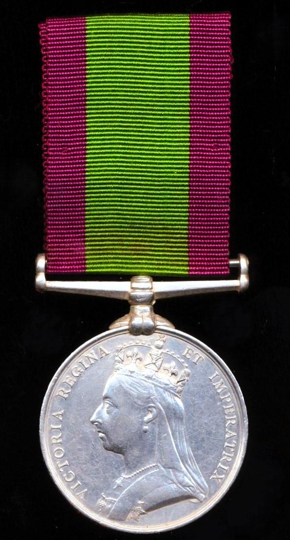 Afghanistan Medal 1878-80. No clasp (Lce. Duffr. Gopal Singh 10th Bengal Lancers)