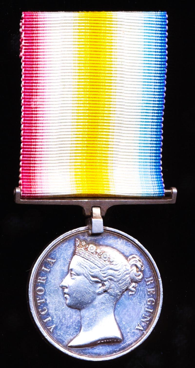 Scinde Medal 1843. With 'Meeanee' reverse. With impressed naming (Ram Sawanth 25th Regt)