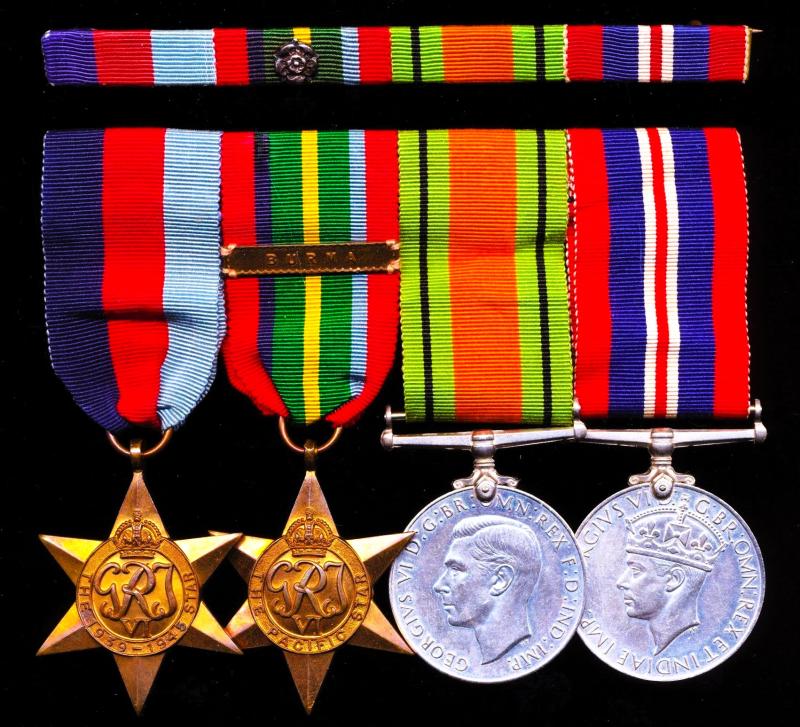 A Second World War 'Pacific Star Quartet' of 4 x campaign medals including a 'Burma' clasp: Un-named and un-attributed as issued