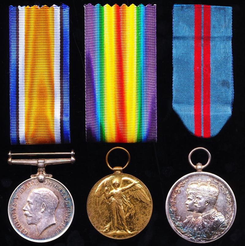 A Bengali Officer's Delhi Durbar Medal & Great War medal group of 3 to a former Prisoner of War captured by the Ottoman Turkish Army at Kut al Amara, 29 April 1916: Major Satis Bose, Indian Medical Service.