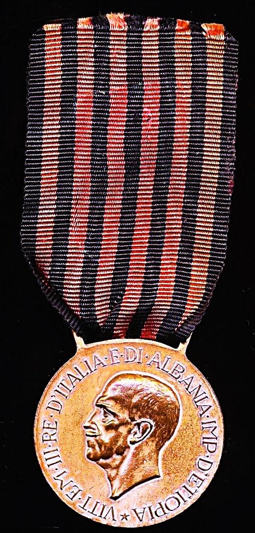 Italy (Mussolini-Fascist era): Commemorative Medal for the Expedition to Albania 1939 (Medaglia Commemorativa della Spedizione in Albania)