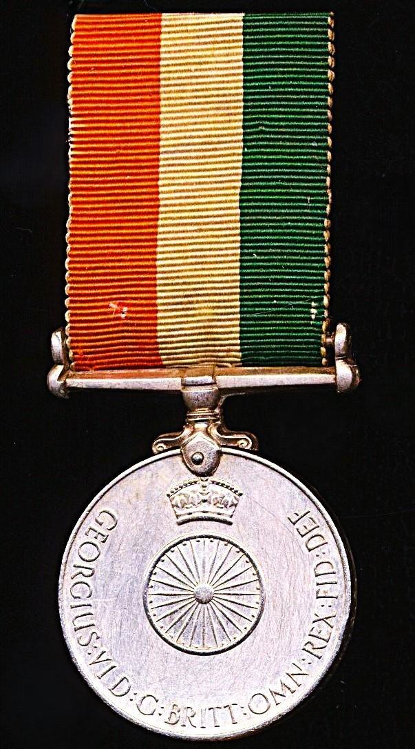 India (Dominion): Independence Medal 1947 (21131487 Rfn. Manbahadur. Thapa. G.R.)