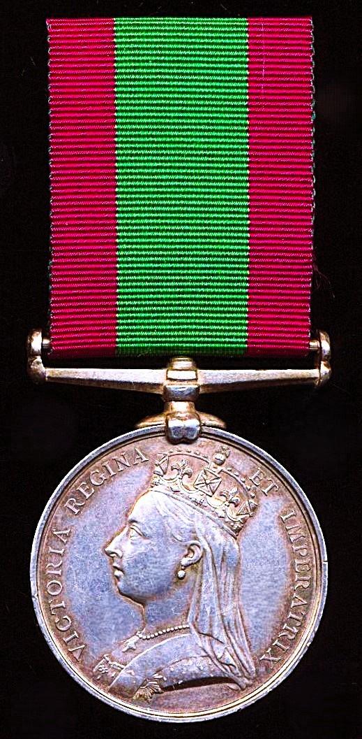 Afghanistan Medal 1878-80. No clasp (Havaldar Toolseedeen Bo: S. & M)