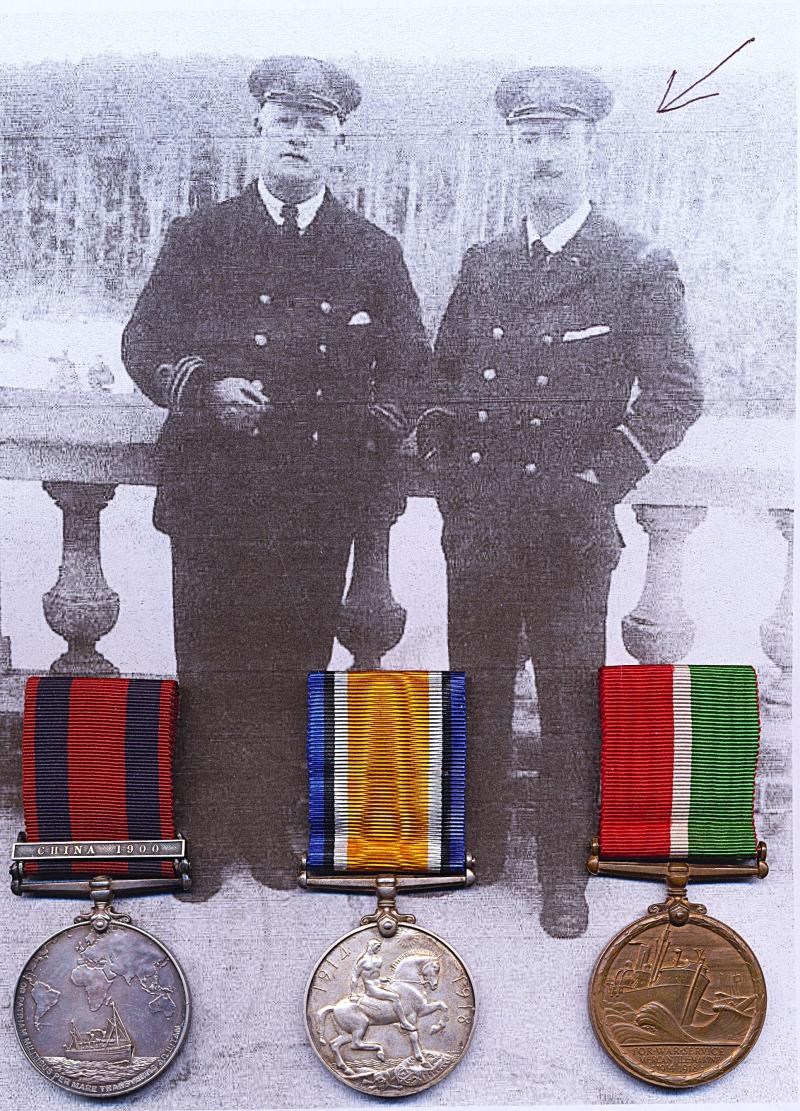 A Scottish Chief Engineers Boxer Rebellion and Great War 'Prisoner of War' campaign medal group of 3: Chief Engineer David Younger Muir, late British India Steam Navigation Company and Merchant Navy