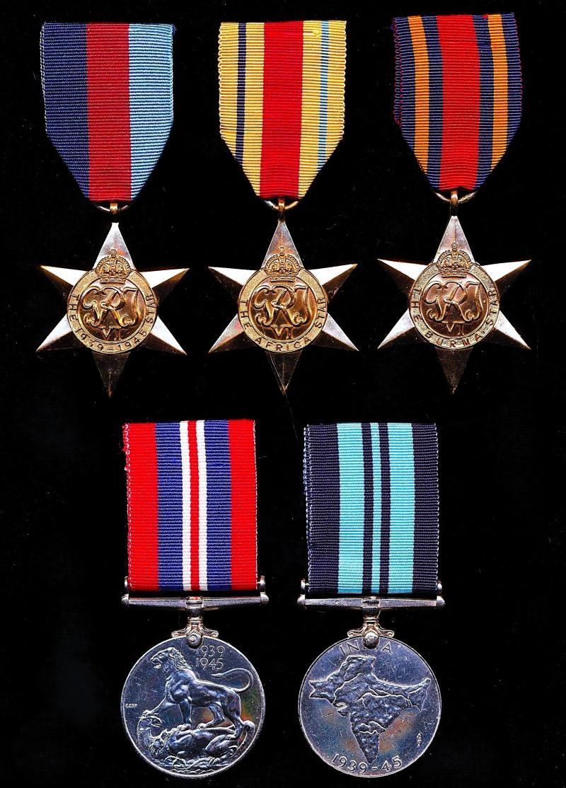 5th Indian Division: An Un-Attributed Representative Divisional 'Full-House' of Campaign Medals