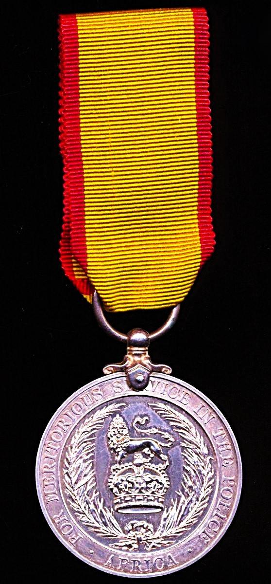 African Police Meritorious Service Medal. GV Second type. Awarded circa 1931-1937