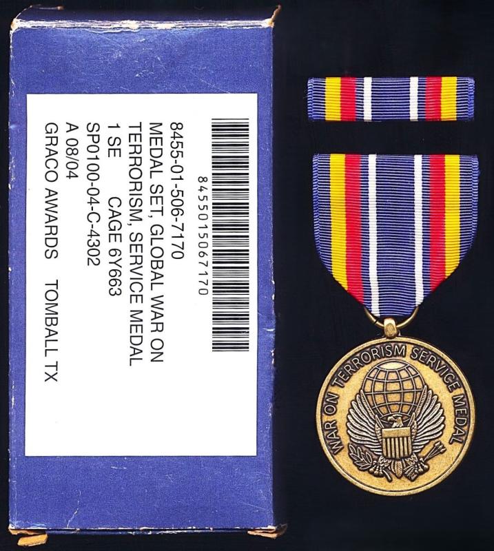 United States: Global War on Terrorism Service Medal (GWOT-SM)