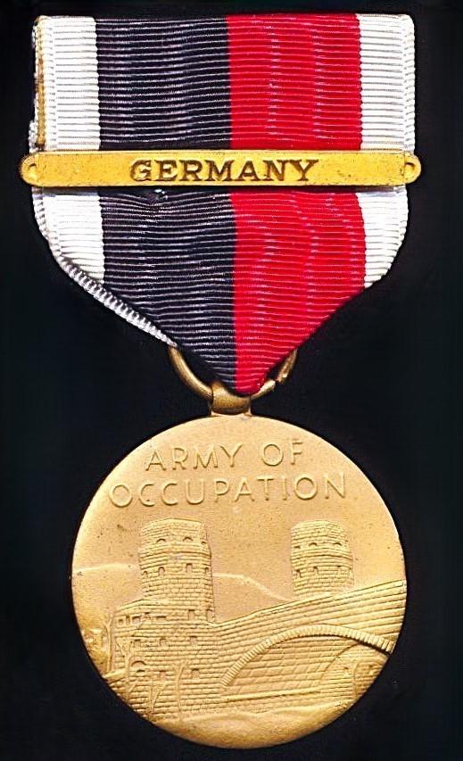 United States: Army Occupation Service Medal. With clasp 'Germany'