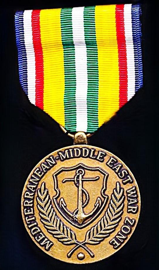 United States: Merchant Marine Mediterranean Middle East War Zone Medal 1941-1945