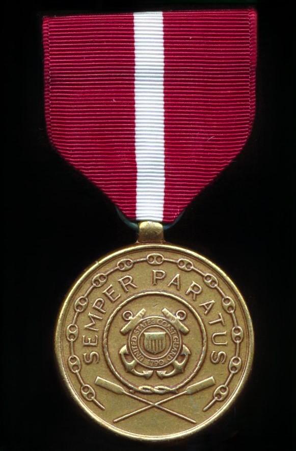 United States: Coast Guard Good Conduct Medal. 2nd type. Circa 1990-2025