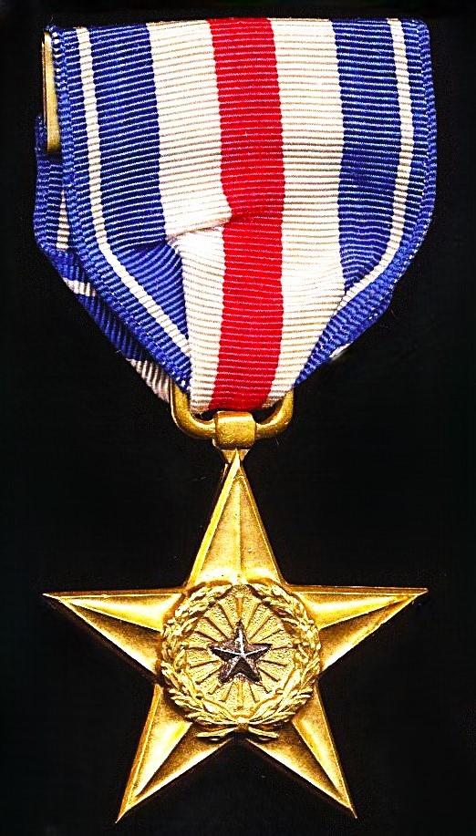United States: Silver Star Medal. Korean War & Vietnam War issue (Circa 1950-1975)
