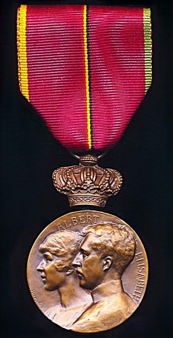 Belgium: Commemorative Medal for the Royal Voyage of King Albert I & Queen Elisabeth to Brazil 1920