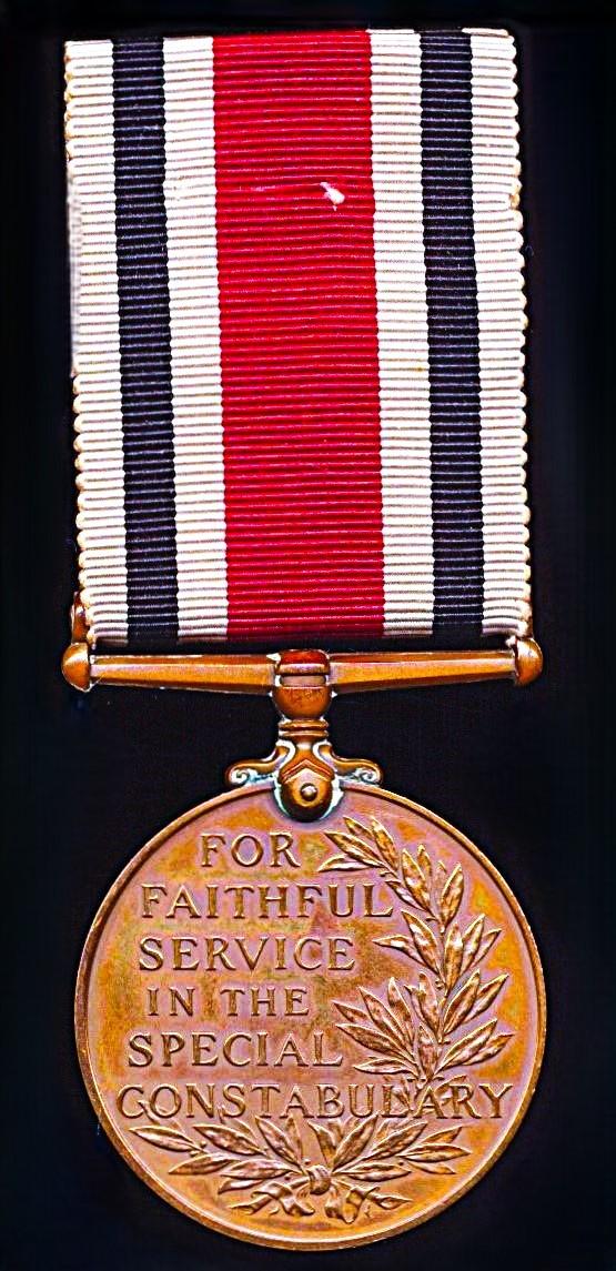 Special Constabulary Long Service Medal. GV 'Coinage Head' issue (Thomas Harvey.)